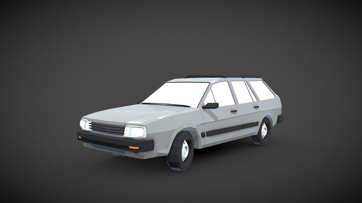 Volkswagen Passat b2 3D Model