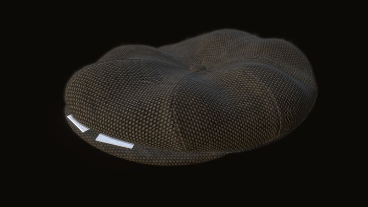 Peaky Blinders Gatsby Hat 3D Model