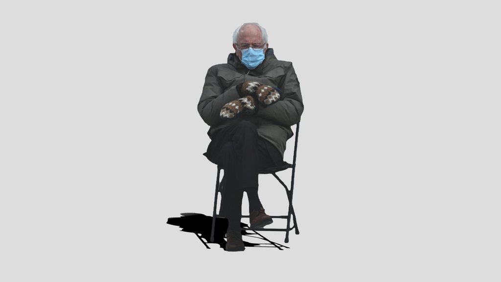 Sitting Bernie AR meme