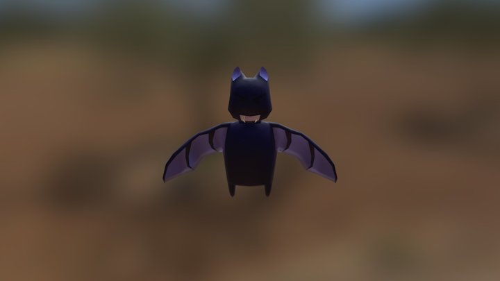 Bat 3D Model