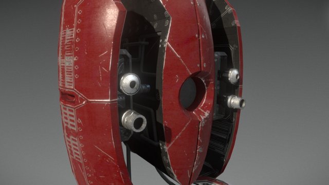 Portal 2 Turret 3D Model