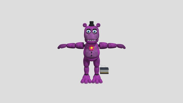 Mr Hippo 3D Model
