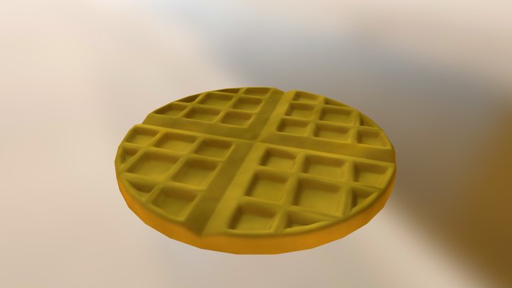 Waffle 1 Low Res 3D Model