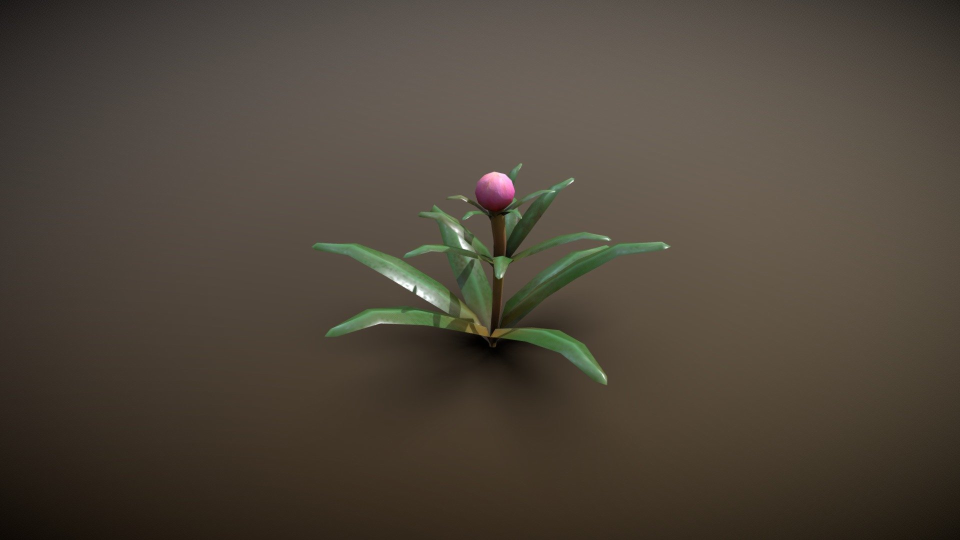 Free Low Poly Fantasy Plant