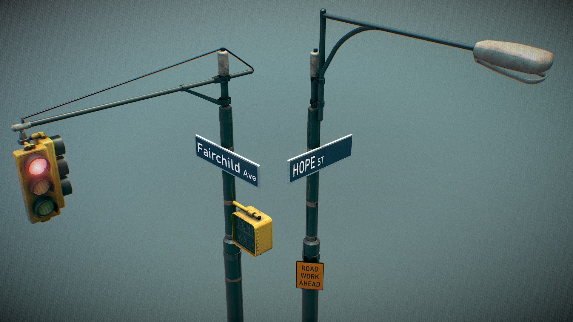 Low Poly Street Assets - Buy Royalty Free 3D model by SLASH / RENDAR ...