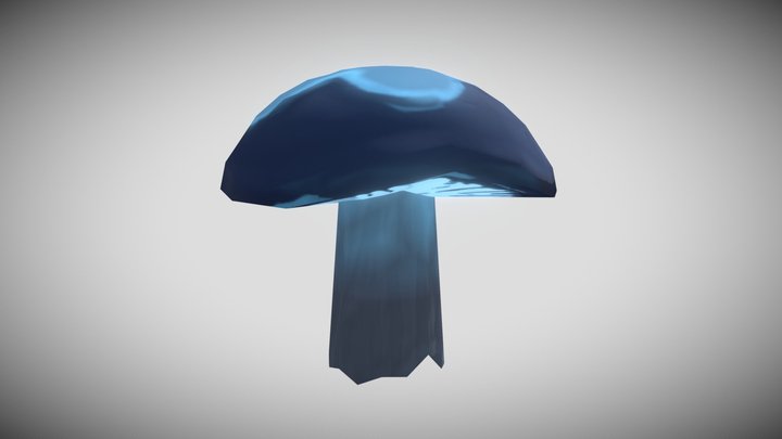 Cave Mushroom 3D Model