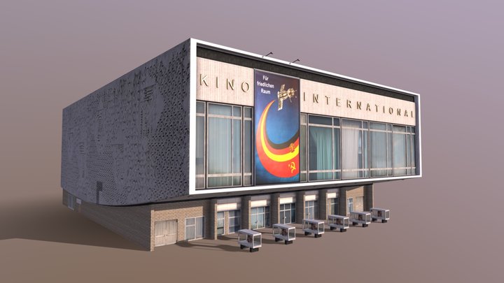 Cinema Kino International in Berlin 3D Model