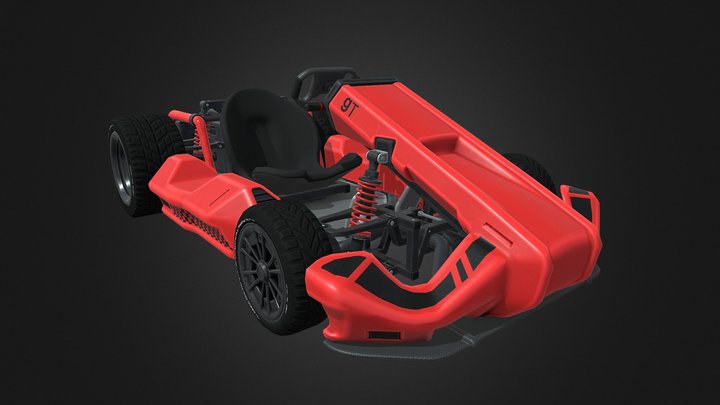 Garrysmod Go-Kart 3D Model