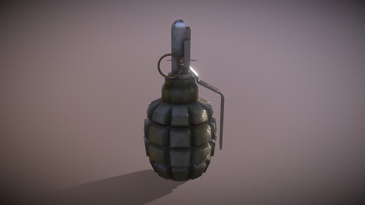 grenade f-1 3D Model