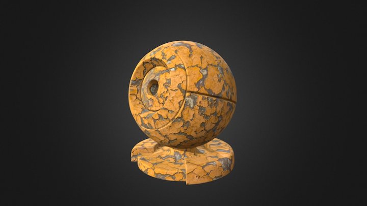 Peeled Paint Texture 3D Model