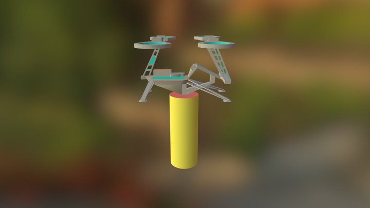 GOLF BALL DRONE 3D Model