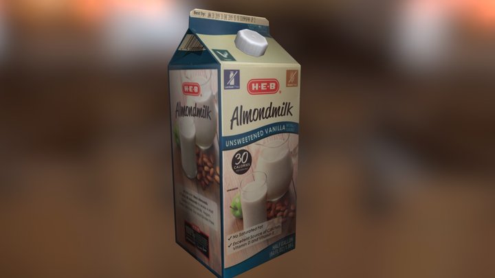 HEB MilkBox 3D Model