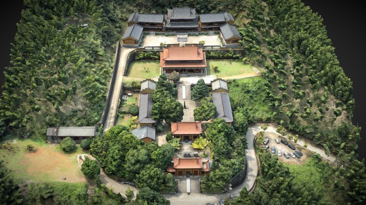 HuiYunChan Temple – Kostenloses 3D-Modell STL