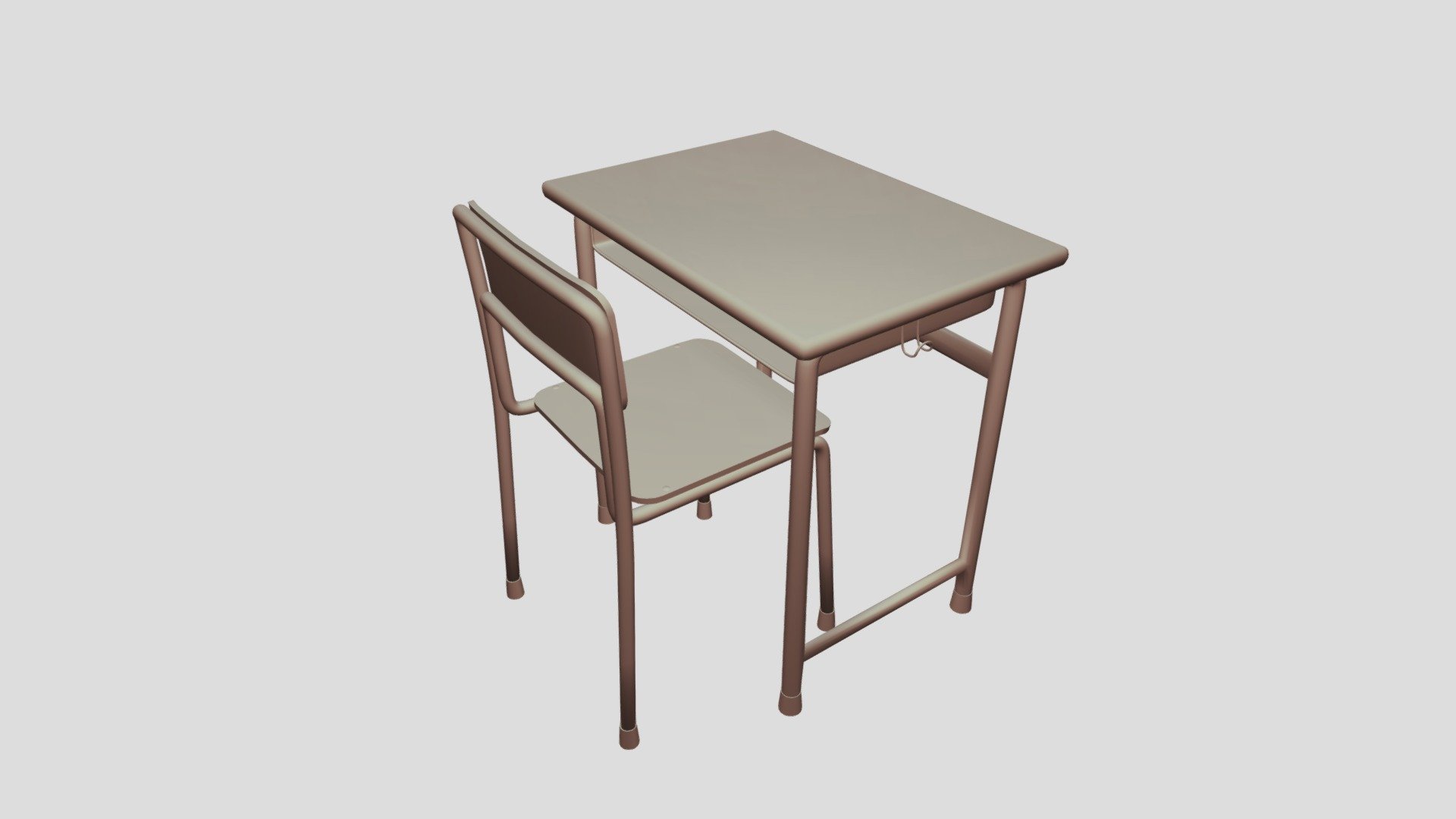 school_desk - Download Free 3D model by rigpp3d [00aacef] - Sketchfab