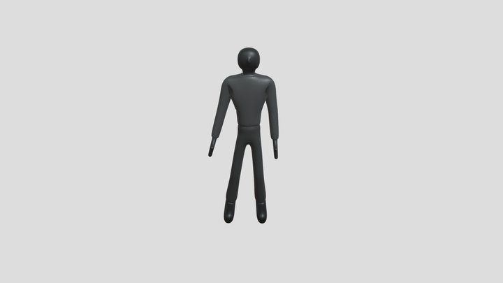 Pose Man For 3D Animation (4)77 3D Model
