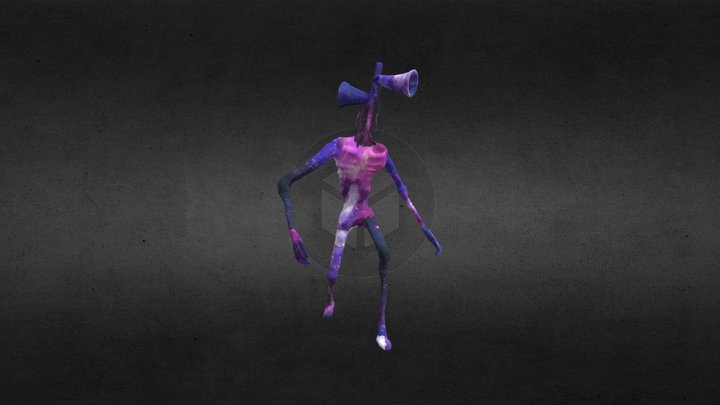 Galaxy Siren Head 3D Model