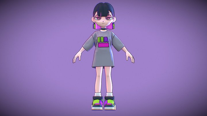 Nira-chan 3D Model