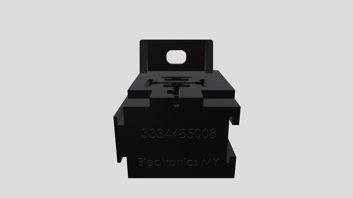 Socket Relay 5 Pin (3334485008) 3D Model