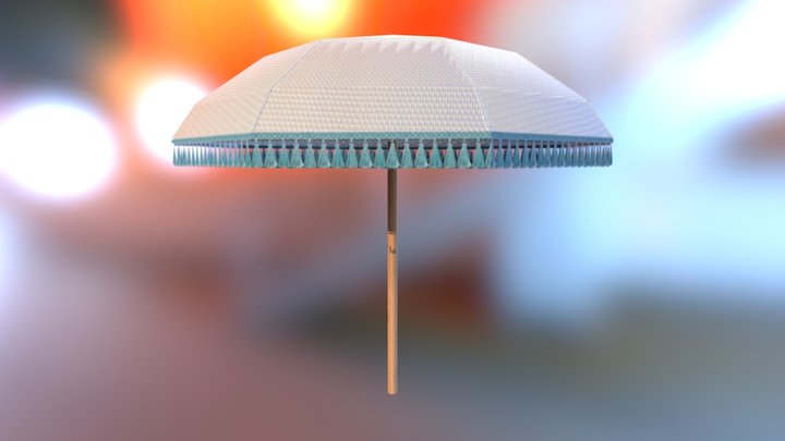 Beach Umbrella 3D Model