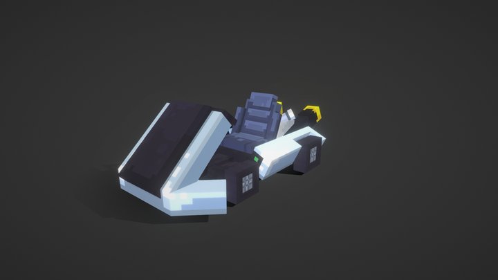 Minecraft Go Kart 3D Model