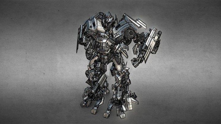 Transformers 2 IronHide 3D Model