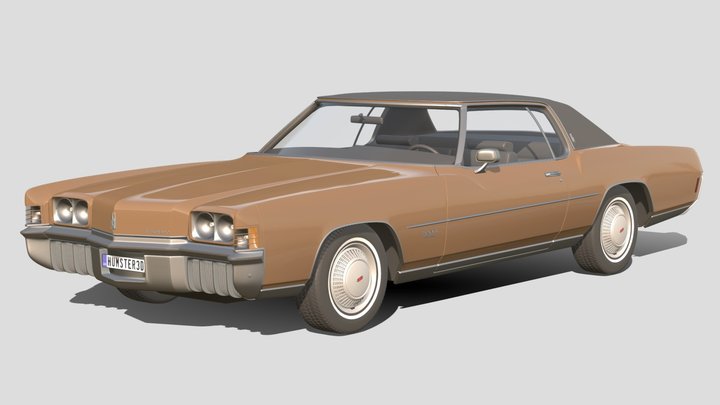 1972 Oldsmobile Toronado – Modèle 3D gratuit STL