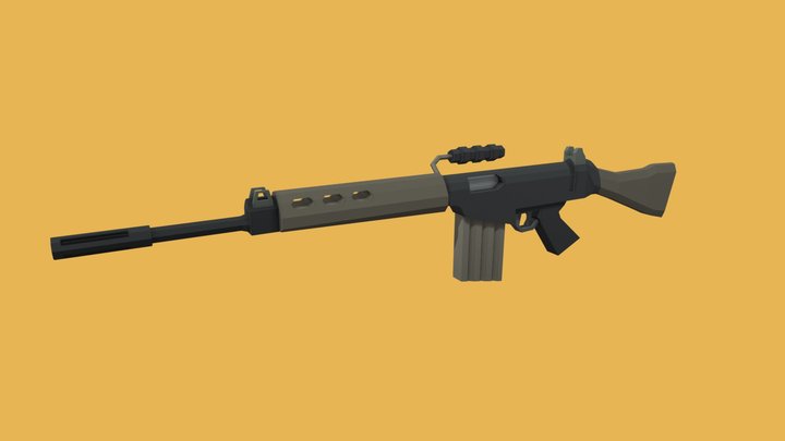 FAL LOWPOLY 3D Model