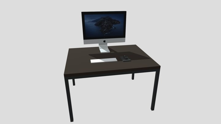 27" iMac 3D Model