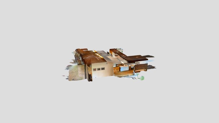 Hassrick Living Room & Kitchen 3D Model