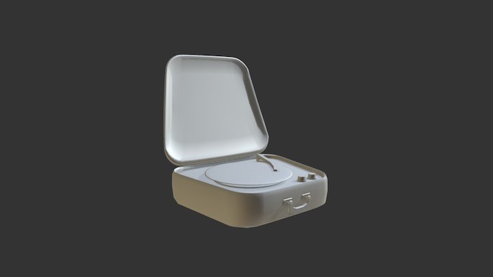 WIP: Record Player 3D Model