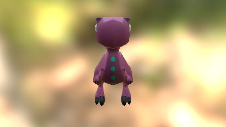 Frip The Dinosaur 3D Model