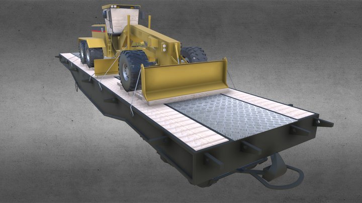 CAT 163H 3D Model