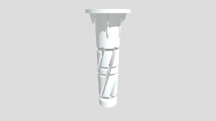 Bur Dry Wall Anchor 3D Model