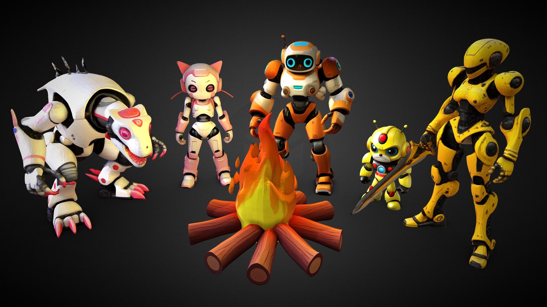 TRELLIS AI_Test: Robots - 3D model by hansolocambo2 (@nexinformatique ...