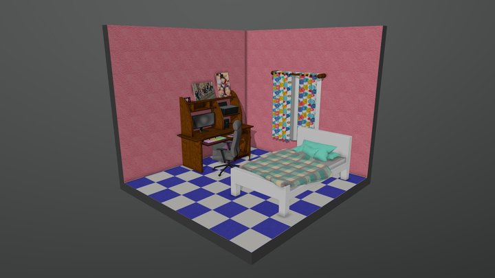 Habitación 💕 3D Model
