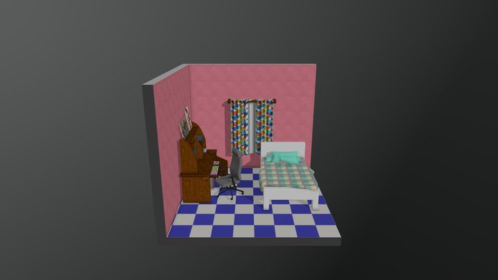 CUARTO UVS 3D Model