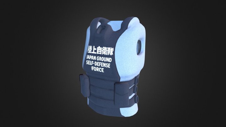 neotokyo GSDF armor 3D Model