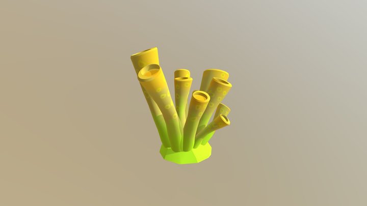 Tube Coral V3 3D Model