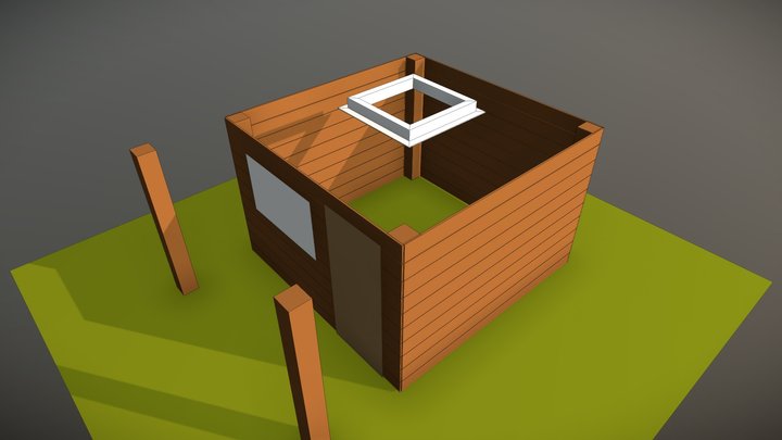 Summer House 3D Model