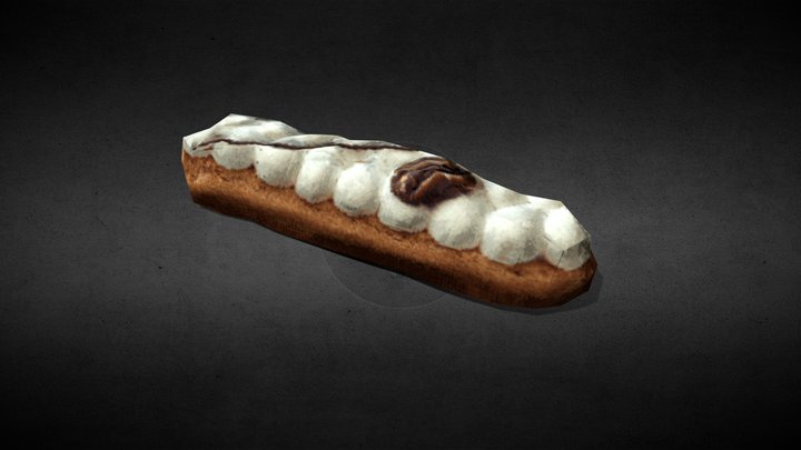 Low Poly éclair Noix De Pécan – Modèle 3D gratuit STL