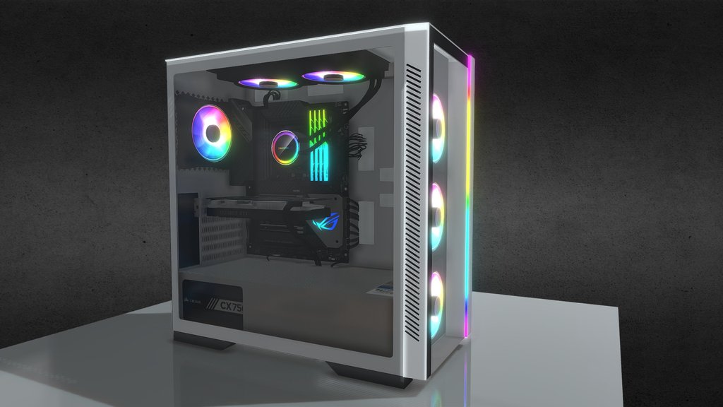 CUSTOM GAMING PC (FBX file)