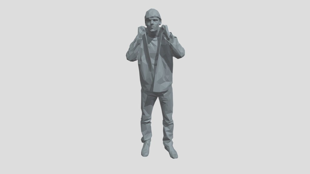 Lowpoly Male Standing