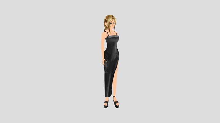 Parasite Eve 1 - Aya Dress 3D Model