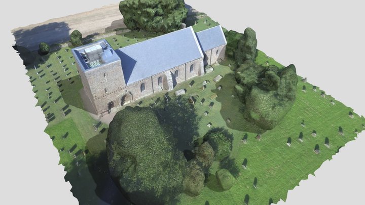 Northumberland 11th C church 3D Model