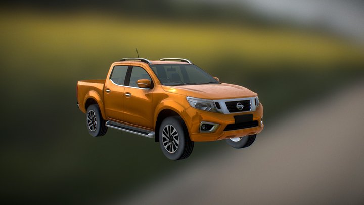 Nissan Navara 2018 Shark Accessories 3D Model