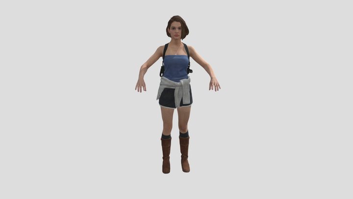 Classic Jill Valentine 3D Model