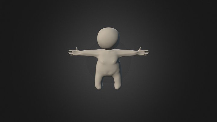 Man Ass Final 3D Model