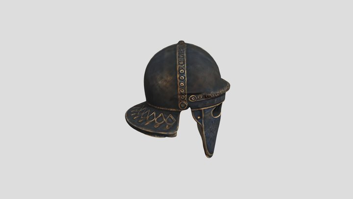 An ancient Roman helmet (Древнеримский шлем) 3D Model