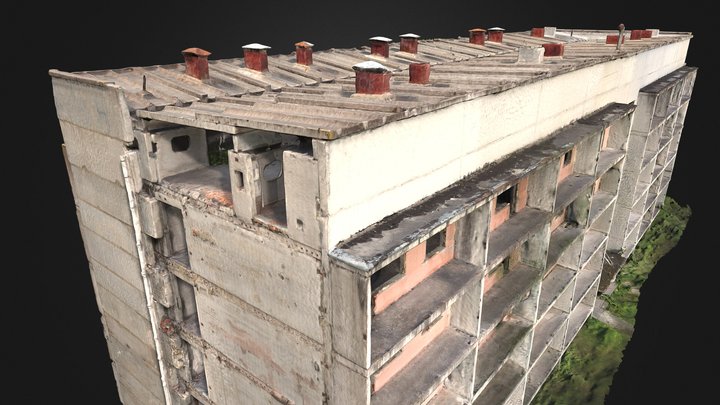 Abandoned USSR Wreck 3D Scan 3D Model