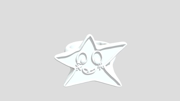 Star Ring Design 3D Model